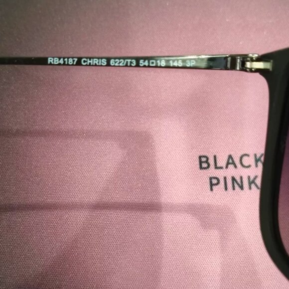 Ray-Ban RB4187 Chris Black Polarized Sunglasses - Picture 5 of 5